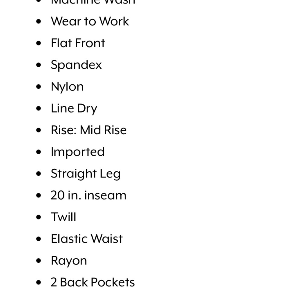 Black Counterparts Women’s Pull On 3-Rivet Career Capris - Picture 7 of 7
